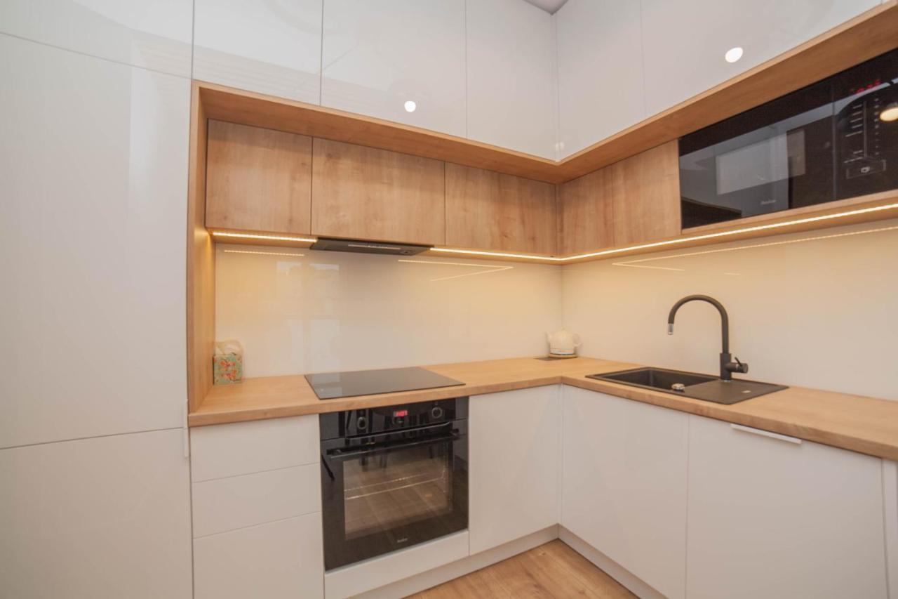 Mragowo Dwupoziomowy Apartament Indygo 85M2 Z Widokiem Na Jezioro Kültér fotó